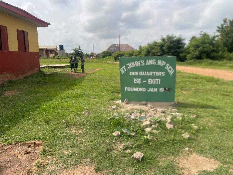 Water Project Alert: Bringing Clean Water to St. John’s Anglican Primary School, Ise-Ekiti